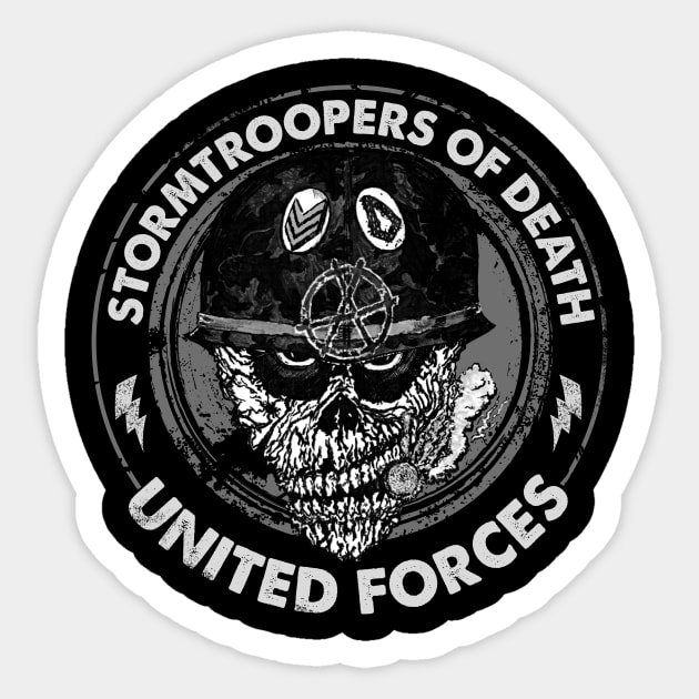 united forces Sticker by burristx